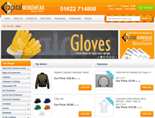 Tablet Screenshot of capitalworkwear.com